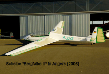 Scheibe Bergfalke III in Angers (2006)