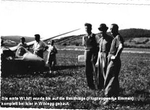 Die erste WLM1 wurde bis auf die Beschläge (Flugzeugwerke Emmen) komplett bei Isler in Wildegg gebaut